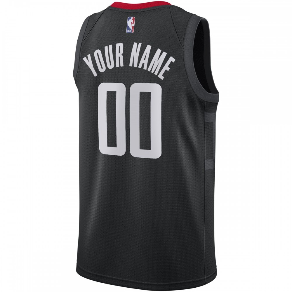 Houston Rockets Swingman Custom Jersey Black - Statement Edition-Pro Kit Vault | Brand New 26/27 Sports Jerseys